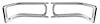 PZ00320-PR Bezel, Tail Lamp, 1966 Chevelle, Pair - image 1