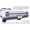 Trunk Lid Lower Rear End Molding 1964 Chevelle - image 1