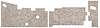 Underdash Insulation Pad Set 1968-72 GM A-Body - image 1