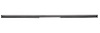 BUMPER IMP STRIP FRNT BLK