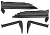 RG10613-NH Bumper Filler, 1981-87 Regal/Grand National/T-Type, Front/Rear - image 1
