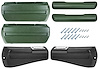 RK16DG Armrest Kit, Front/Rear, 1968-69 Chevelle/Cutlass/Pontiac A-Body, Rear Black Only - image 1