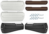 RK16DSGT Armrest Kit, Front/Rear, 1968-69 Chevelle/Cutlass/Pontiac A-Body, Rear Black Only - image 1