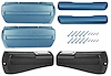 RK16MB Armrest Kit, Front/Rear, 1968-69 Chevelle/Cutlass/Pontiac A-Body, Rear Black Only - image 1