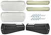 RK16PM Armrest Kit, Front/Rear, 1968-69 Chevelle/Cutlass/Pontiac A-Body, Rear Black Only - image 1