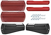 RK16RD Armrest Kit, Front/Rear, 1968-69 Chevelle/Cutlass/Pontiac A-Body, Rear Black Only - image 1