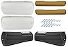 RK16SD Armrest Kit, Front/Rear, 1968-69 Chevelle/Cutlass/Pontiac A-Body, Rear Black Only - image 1