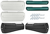 RK16TQ Armrest Kit, Front/Rear, 1968-69 Chevelle/Cutlass/Pontiac A-Body, Rear Black Only - image 1