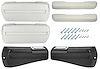 RK16WH Armrest Kit, Front/Rear, 1968-69 Chevelle/Cutlass/Pontiac A-Body, Rear Black Only - image 1