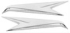 Emblem Quarter Panel 1966 Skylark Long Bird - image 1