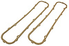 Gaskets Valve Cover 1964-72 Buick 350 Cork Pair - image 1