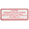 Cooling System Decal 1961 Skylark/Special Caution - image 1