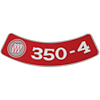 Decal 70 Buick Air Cleaner 350-4V - image 1