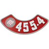 Decal 69-74 Buick Air Cleaner 455-4V - image 1