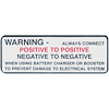 Decal 63-64 Buick Battery Connection Warning - image 1