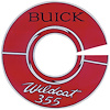 Decal 64-66 Buick Air Cleaner Wildcat 355 7 Inch Silver - image 1