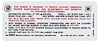 Decal 69 Buick Emission 350 400 4bbl AT BG - image 1