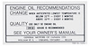 Decal 68-69 Buick Engine Compartment Canada Oil Change - image 1