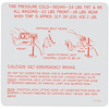 Decal 65 Skylark Special Trunk Jack Instructions Tire Pressure - image 1
