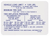 Decal 70 Skylark Tire Pressure GS455 - image 1