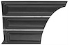 Side Panels 1969 Skylark GS 350 Coupe Rear - image 1