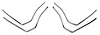 Tail Lamp Lens Trim 1967 Chevelle Wagon/El Camino - image 1