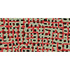 Trunk Mat Vinyl 1961 Bonneville Coupe/Convertible Red/Fawn/Black Herringbone - image 1