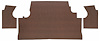 Trunk Mat Vinyl 1963 Grand Prix Red Herringbone - image 1