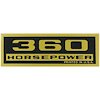 Decal Chevelle/El Camino/Monte Carlo Valve Cover 360HP Black/Gold - image 1