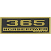 Decal Chevelle/El Camino/Monte Carlo Valve Cover 365HP Black/Gold - image 1