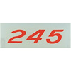 Decal Chevelle/El Camino/Monte Carlo Valve Cover 245HP Orange - image 1