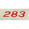 Decal Chevelle/El Camino/Monte Carlo Valve Cover 283HP Orange - image 1