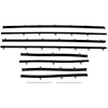 Reproduction Windowfelt Weather Strip Kit 1970-1972 Chevy Chevelle 4-Door Sedan - image 1