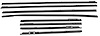Window Felts 73-77 Chevelle/El Camino OE Style Inner/Outer 4pc - image 1