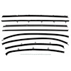 Window Felts 68 Chevelle Coupe 8 pieces Original Round Style - image 1