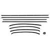 Window Felts 69 Chevelle Coupe 8 pieces Reproduction Flat Style - image 1