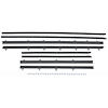 Window Felts 66-67 GTO LeMans Sedan 8 pieces Reproduction Flat Style - image 1