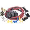 Dual Fan-Dual Activation Fan Relay Kit (3) 40 Amp Relays W/Base - image 1