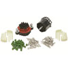 Waterproof Bulkhead Connector Kit (1) Male, (1) Female, Terminals