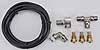 Water/Methanol Nozzle Upgrade Kit Includes nozzle bushing, 3 nozzles, 2 fittings, and 3" of 1/4" tubing - image 1