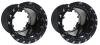 53 Jr. Dragster Wheel, Size: 9 x 10 in., Bolt Circle: 3 x 5.25 in., Double-Beadlock [Gloss Black] - image 1