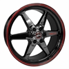 93 Truck Star Black Chrome Size 20X9 Bolt Circle 6X4.75 Back Spacing 5.92 Finish Black Chrome - image 1