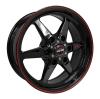 93-Series Truck Star Wheel, Size: 15" x 10" [Gloss Black Finish]