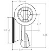 GT30 Lightweight Stainless Steel Turbine Housing .63 Turbine A/R - image 2