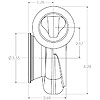 GT30 Lightweight Stainless Steel Turbine Housing .82 Turbine A/R - image 2
