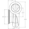 GT30 Lightweight Stainless Steel Turbine Housing .82 Turbine A/R - image 3