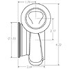 GT35 Lightweight Stainless Steel Turbine Housing .63 Turbine A/R - image 2
