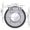F46 46mm Wastegate 1.625" OD Inlet / Outlet Flange - image 3