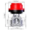 F46 46mm Wastegate 1.625" OD Inlet / Outlet Flange - image 2