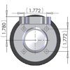 F46 46mm Wastegate 1.625" OD Inlet / Outlet Flange - image 3